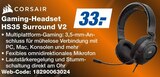 Gaming-Headset HS35 Surround V2 Angebote von Corsair bei expert Ludwigsburg für 33,00 €