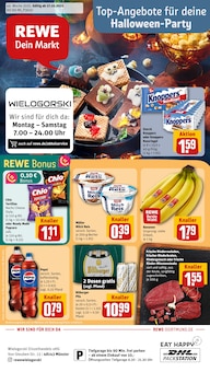 Rindfleisch im aktuellen REWE Prospekt (Münster) Rindfleisch im REWE Prospekt "Dein Markt" mit 31 Seiten (Münster)