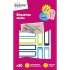 SUR TOUTES LES ÉTIQUETTES - AVERY en promo chez Carrefour SUR TOUTES LES ÉTIQUETTES - AVERY dans le catalogue Carrefour