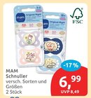 Schnuller von MAM für 6,99 € bei budni im Angebot Schnuller von MAM im aktuellen budni Prospekt