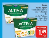 Aktuelles Activia Joghurt Angebot bei Marktkauf in Erlangen ab 1,49 €
