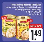 Mildessa Sauerkraut Angebote von Hengstenberg bei EDEKA Würzburg für 1,49 €