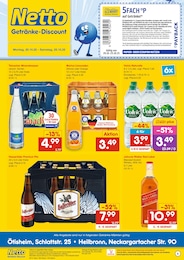 Netto Marken-Discount Prospekt für Weinsberg mit 2 Seiten Netto Marken-Discount Prospekt für Weinsberg: "DER ORT, AN DEM DU IMMER AUSGEZEICHNETE PREISE FINDEST.", 2 Seiten, 20.10.2025 - 25.10.2025