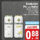 Pils Angebote von Krombacher bei EDEKA Siegburg für 0,88 €
