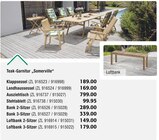 Aktuelle Fernsehsessel Angebote bei Gebrüder Hamm GmbH & Co. KG in Mainz Aktuelles Teak-Garnitur „Somerville“ Angebot bei Gebrüder Hamm GmbH & Co. KG in Mainz ab 99,95 €