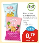 Kindersnack von Fruchtbar im aktuellen budni Prospekt