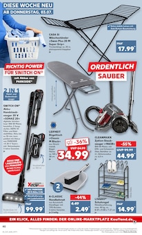 Handstaubsauger Angebot im aktuellen Kaufland Prospekt auf Seite 40