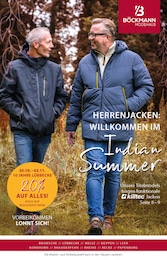 Aktueller Modehaus Böckmann Prospekt, "HERRENJACKEN: WILLKOMMEN IM INDIAN SUMMER", mit Angeboten der Woche, gültig von 30.10.2024 bis 30.10.2024