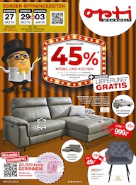 Opti-Wohnwelt Prospekt für Groß Oesingen: "Möbel und Küchen Spartage", 28 Seiten, 19.12.2025 - 10.01.2026