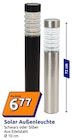 Solar Außenleuchte Schwarz oder Silber Angebote bei Action Essen für 6,77 €