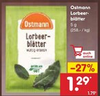 Lorbeerblätter Angebote von Ostmann bei Netto Marken-Discount Jena für 1,29 €