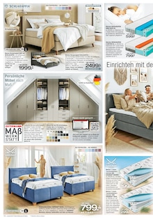 Bett im Ostermann Prospekt "Einrichten mit den besten Marken" mit 12 Seiten (Duisburg)