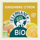Mon infusion bio gingembre citron - ELÉPHANT dans le catalogue Intermarché Super