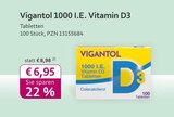 1000 I.E. Vitamin D3 im Angebot bei mea - meine apotheke in Neuss 1000 I.E. Vitamin D3 Angebote von Vigantol bei mea - meine apotheke Neuss für 6,95 €