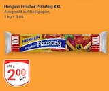 Frischer Pizzateig XXL im Angebot bei GLOBUS in Kerpen Frischer Pizzateig XXL Angebote von Henglein bei GLOBUS Kerpen für 2,00 €