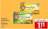 Teekanne Naturkräuter- oder Früchtetee Angebote bei famila Nordost Kiel für 1,11 €