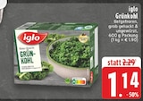 Grünkohl von iglo für 1,14 € bei E center im Angebot Grünkohl von iglo im aktuellen E center Prospekt
