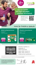 Apotheken Prospekt von mea - meine apotheke in Kaisheim Aktueller mea - meine apotheke Apotheken Prospekt für Kaisheim: Unsere September-Angebote mit 4} Seiten, 01.09.2025 - 30.09.2025