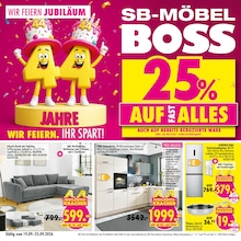 SB Möbel Boss Prospekt für Bitterfeld: "44 JAHRE WIR FEIERN JUBILÄUM", 12 Seiten, 19.09.2026 - 25.09.2026