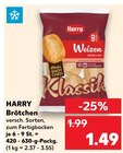 Brötchen Angebote von HARRY bei Kaufland Schwäbisch Hall für 1,49 €