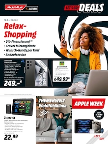 Aktueller MediaMarkt Saturn Prospekt "Relax-Shopping" Seite 1 von 12 Seiten für Dessau-Roßlau