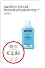 LINDA Clausthal-Zellerfeld - HÄNDE-DESINFEKTIONSMITTEL Angebot im Prospekt HÄNDE-DESINFEKTIONSMITTEL bei LINDA im Clausthal-Zellerfeld Prospekt für 2,95 €