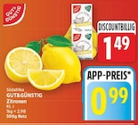 Zitronen von GUT&GÜNSTIG im aktuellen E center Prospekt