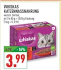 Katzennahrung im Angebot bei Marktkauf in Neuss Katzennahrung Angebote von Whiskas bei Marktkauf Neuss für 3,99 €