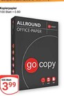Allround Office-Paper Angebote von go copy bei GLOBUS Rostock für 3,99 €
