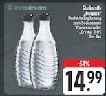 Glaskaraffe Duopack im Angebot bei EDEKA in Schweinfurt Glaskaraffe Duopack Angebote von Sodastream bei EDEKA Schweinfurt für 14,99 €