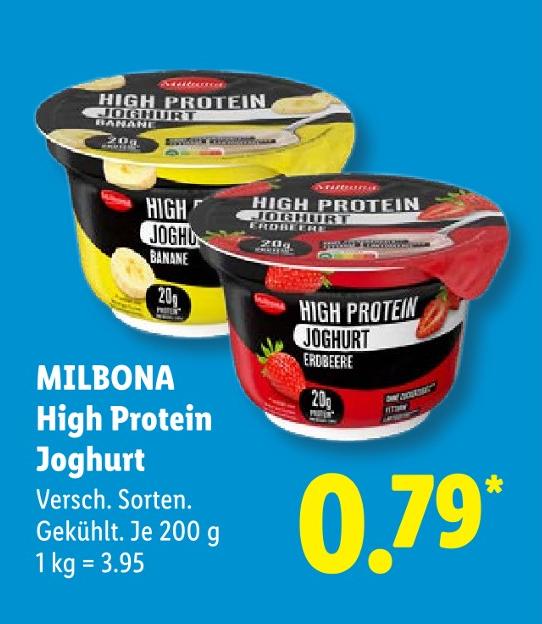 High Protein Joghurt Erdbeere
