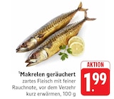 Aktuelle Fisch Angebote bei EDEKA in Pforzheim Aktuelles Makrelen geräuchert Angebot bei EDEKA in Pforzheim ab 1,99 €