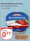 Quark Creme im Angebot bei GLOBUS in Erfurt Quark Creme Angebote von Sachsenland bei GLOBUS Erfurt für 0,77 €
