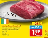 Aktuelles Irisches Rinder-Roastbeef Angebot bei Netto Marken-Discount in Mainz ab 1,99 €