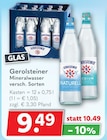 Mineralwasser Angebote von Gerolsteiner bei Getränkeland Wismar für 9,49 €