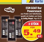 Proteinprodukte im EDEKA Prospekt GOAT Bar Powersnack von ESN im aktuellen EDEKA Prospekt für 5,49 €