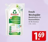 Weichspüler Mandelmilch im Angebot bei famila Nordost in Stralsund Weichspüler Mandelmilch Angebote von Frosch bei famila Nordost Stralsund für 1,69 €