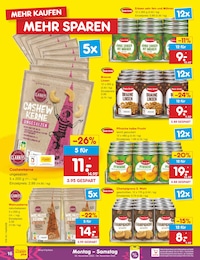 Nüsse Angebot & Preis im aktuellen Netto Marken-Discount Prospekt Nüsse Angebot im aktuellen Netto Marken-Discount Prospekt auf Seite 16