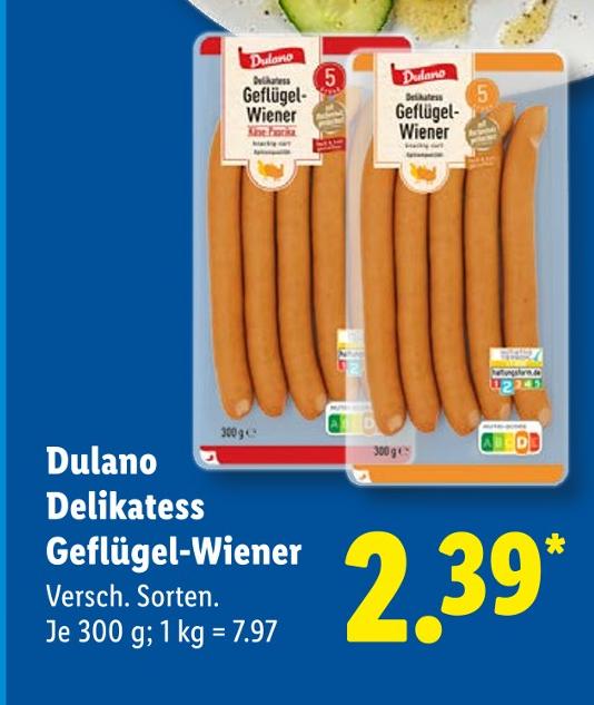 Delikatess Geflügel-Wiener