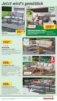 Gartensitzmöbel im toom Baumarkt Prospekt "Respekt, wer's selber macht." mit 30 Seiten (Essen)