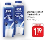 Frische Milch 1,5% Fett Angebote von Weihenstephan bei EDEKA Schwäbisch Hall für 1,19 €
