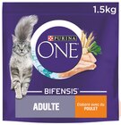 Croquettes chat adulte poulet - PURINA ONE - Intermarché à Courbevoie Croquettes chat adulte poulet - PURINA ONE en promo chez Intermarché Courbevoie à 2,56 €