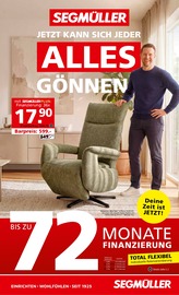 Aktueller Segmüller Prospekt mit Relaxsessel, "Jeder kann sich alles gönnen", Seite 1