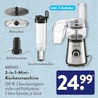 3-in-1-Mini-Küchenmaschine von Ambiano im aktuellen ALDI SÜD Prospekt