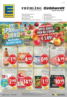 Aktueller EDEKA Prospekt "Aktuelle Angebote" Seite 1 von 24 Seiten für Detmold