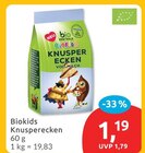 Biokids Knusperecken Vollmilch von Bio Zentrale für 1,19 € bei budni im Angebot Biokids Knusperecken Vollmilch von Bio Zentrale im aktuellen budni Prospekt