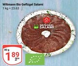 Bio Geflügel Salami im Angebot bei GLOBUS in Rostock Bio Geflügel Salami Angebote von Wiltmann bei GLOBUS Rostock für 1,89 €