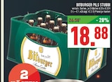 Pils Stubbi Angebote von Bitburger bei Marktkauf Münster für 18,88 €
