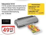 Vakuumierer VC10 Angebote von Caso bei GLOBUS Bad Kreuznach für 7,99 €