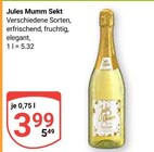 Jules Mumm im Angebot bei GLOBUS in Jena Jules Mumm Angebote bei GLOBUS Jena für 3,99 €